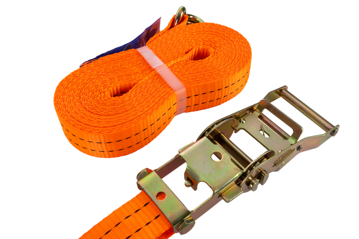 UNITRAILER 10m/35mm/2t oranje spanband met spanner