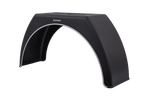 Aanhangwagen spatbord 15-17,5" DOMAR DK3114 vlakke wielkast 950/300mm met witte afwerking