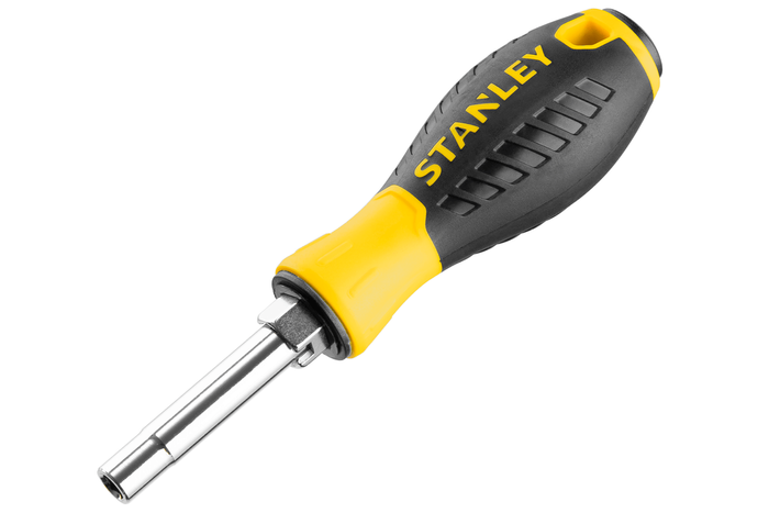 STANLEY 6-voudige schroevendraaier 3 bits / 6 punten