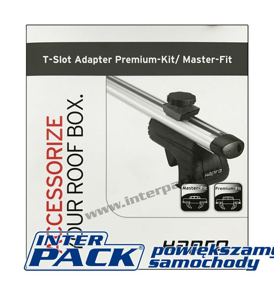 T-profiel MF (sleuven) - adapter voor T-sleufbalken - Inter Pack Traxer, Carver, Zenith