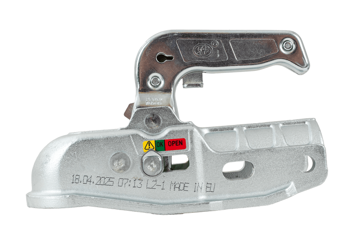STEELPRESS BC-3000C-00-00 kogelkoppeling voor 3000kg aanhangwagen met 50mm buisdissel, gietijzer