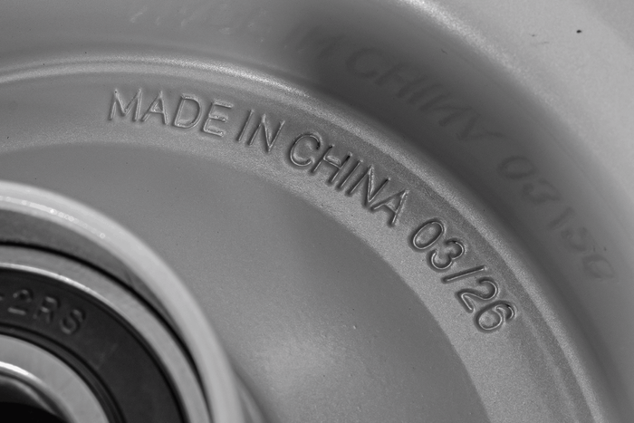 UNITRAILER stalen velg 5,5Ix8"H2 3x128 met lagers 6205-2RS