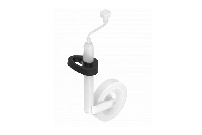 KNOTT 414004.001 manoeuvreerhendel voor 48 mm steunwiel