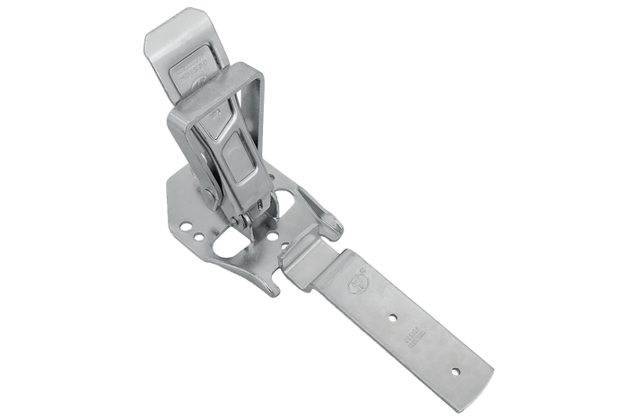 Zijkoppeling met STEELPRESS ZB-04C+Z-01A bevestiging voor volledige afsluiting van de aanhangwagenzijde