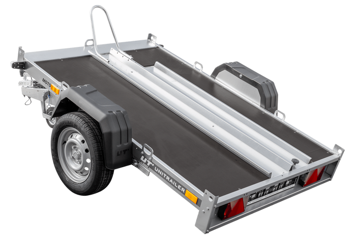UNITRAILER MOTO 1 motortrailer met veren