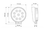 LED-werklampreflector TT TECHNOLOGY TT.13216 9xLED 2150lm