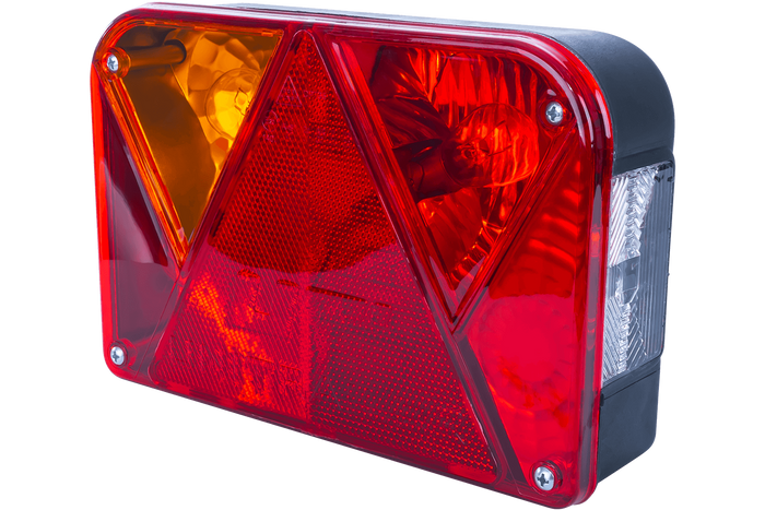 Verlichtingsset: DOBPLAST DPT35 achterlichten + ASPÖCK FLEXIPOINT I markeringslichten + MANTES 5,2m 13-polige kabelboom