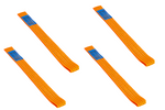 Set van vier transportgordels voor UNITRAILER aanhanger 0,5m/50mm/4t oranje
