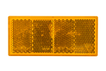 Reflector oranje reflectorlamp voor aanhangers, 90 x 40 mm