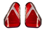 ASPÖCK Earpoint LED achterlichten 5-POLIGE bajonet 6 functies links + rechts