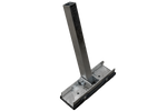 UITLAAT UNITRAILER vlakke zijsteun, lengte 30 cm, hoogte 40 cm, voor boottrailer, GRIJS