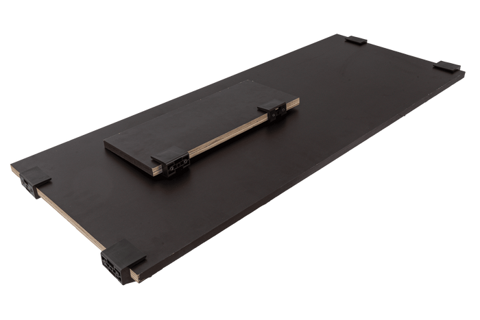 Set van twee planken voor de DAKEN ARKA 81209 gereedschapskist, vak 1125x445mm en 445x180mm