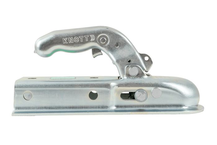 KNOTT KQ14-B kogelkoppeling 1400 kg voor aanhanger met vierkante dissel 60 mm