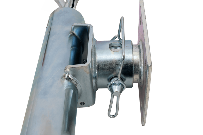 Complete krukassteun S.170033 + adapter S.29317 SIMOL voor aanhanger van 1300 kg