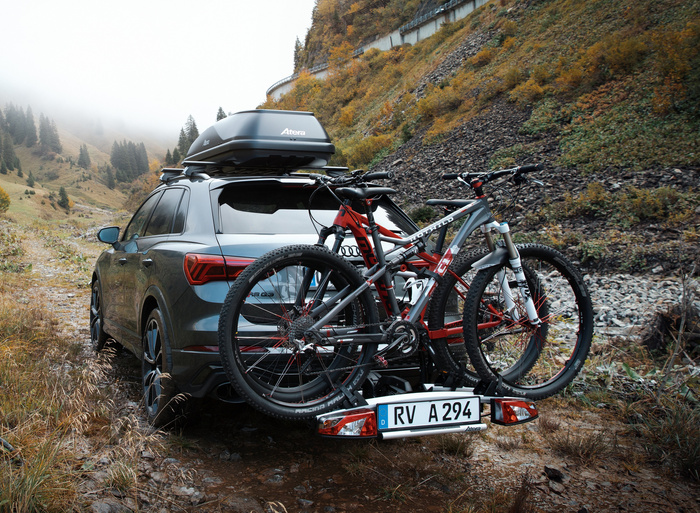 Atera Strada Trail 2 - fietsendrager voor op de trekhaak voor 2 fietsen