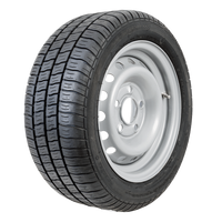 OUTLET Versterkt aanhangwagenwiel BAND GT Radiaal 195/50 R13C 104/101N VELG KENDA 6Jx13&quot;H2 5x112 ET:30