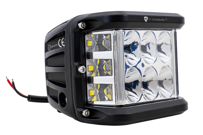 Set van twee LED-werklampen, reflector TT TECHNOLOGY TT.13209 12xLED 2200lm