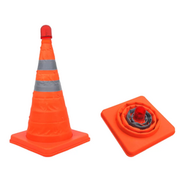 ProPlus 540319 LED-verkeerskegel, opvouwbare waarschuwingskegel, 41 cm