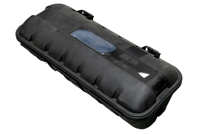 OUTLET Brandblusserbox 9/12kg DAKEN 82511 STRIKE 707x322x239mm zwart