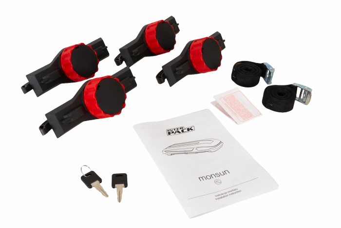 Inter Pack Monsun M dakkoffer, zwart metallic