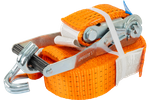 UNITRAILER 8m/50mm/5t oranje transportband met spaninrichting