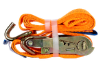 UNITRAILER 2m/35mm/2t oranje transportband met spaninrichting