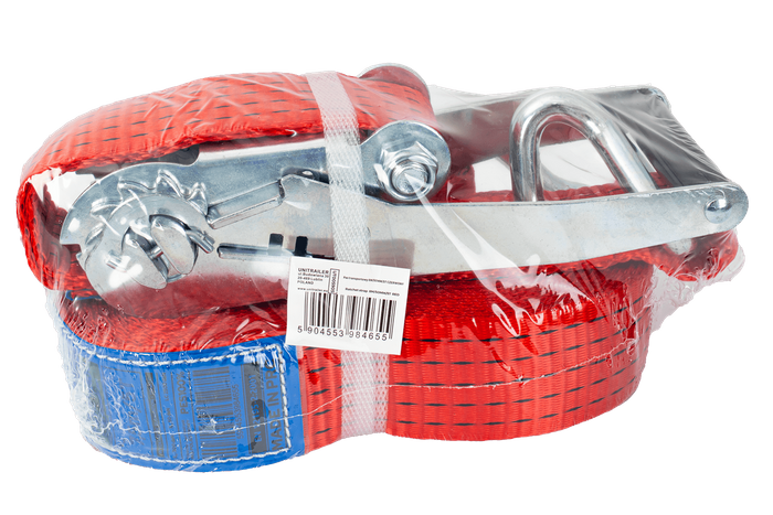 UNITRAILER 8m/50mm/5t rode transportband met spanner