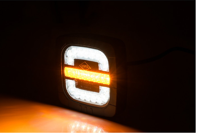 HORPOL ROCA LZD 2805 LED-koplamp met 3 functies, universeel, inclusief houder