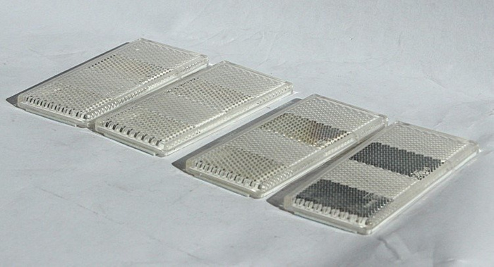 Reflector witte reflectorlamp voor aanhangers, 90 x 40 mm