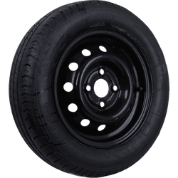 OUTLET Aanhangwagenwiel BAND LINGLONG 155/70 R13 75N VELG UNITRAILER zwart 4Jx13" 4x100 ET:30