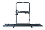 Fietsendrager reservewielhouder Peruzzo Brennero 4x4 - voor 2 fietsen met montagerails (zwart)