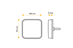 TT TECHNOLOGY TT.12523L LEDachterlicht, 4 functies, links
