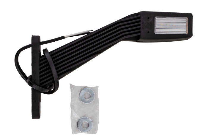 FRISTOM FT-145 LED links markeringslamp op een rubberen arm