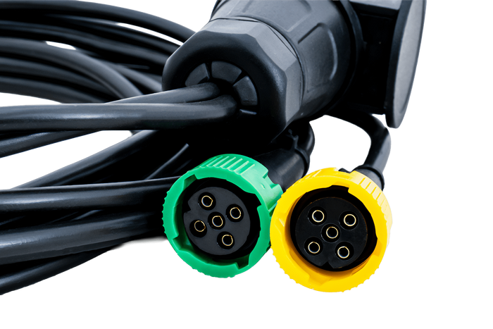 DOBPLAST DPT35 achterlichten + MANTES 4m 13PIN kabelboom