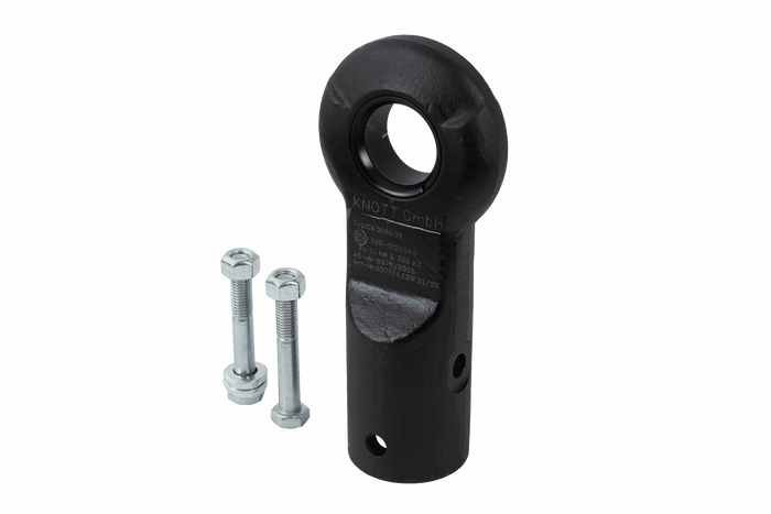 KNOTT KK7293S oogkoppeling voor een 3500kg aanhangwagen met een 45mm buisvormige dissel, nieuw type