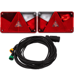 ASPÖCK MULTIPOINT V achterlichten + MANTES 7m 7-polige kabelboom