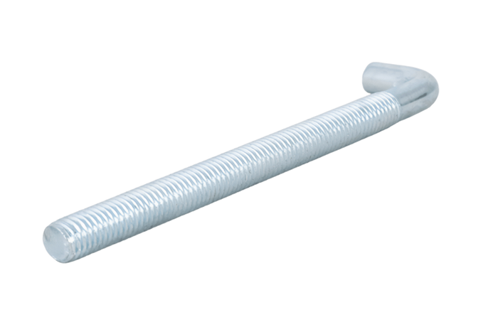 DROMET HP M6x90 schroefhaak met een L-vormige uiteinde (recht)