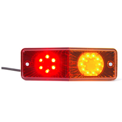 Achterlicht WAŚ W072UD 487 3 functies universeel