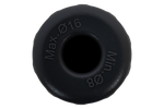 MANTES 2P+Z stopcontact, draagbaar stopcontact 16A 230V met klep