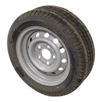 OUTLET Verstevigd wiel voor aanhanger LINGLONG TIRE 195/50 R13C 104/101N UNITRAILER VELG 5.5Jx13"H2 5x112 ET:30