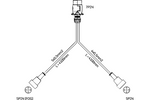 ASPÖCK MULTIPOINT V achterlichten + MANTES 4,1m 7-polige kabelboom