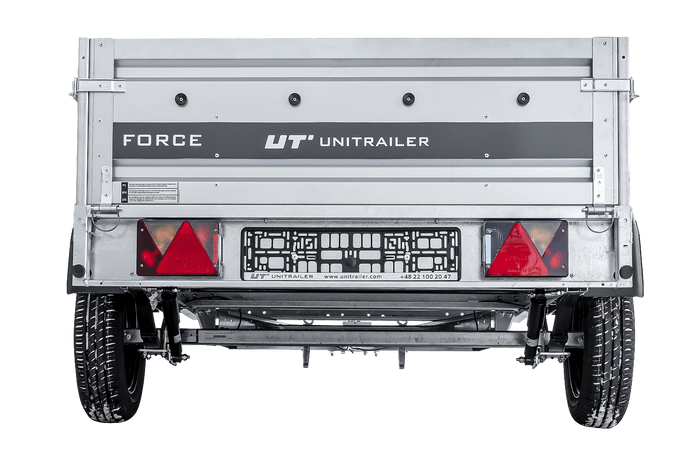 Autotrailer op veren 230x125 UNITRAILER FORCE 230/R KIPP