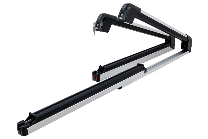 Inter Pack Frostline 6 - uitschuifbare aluminium houder voor 6 paar ski's of 4 snowboards