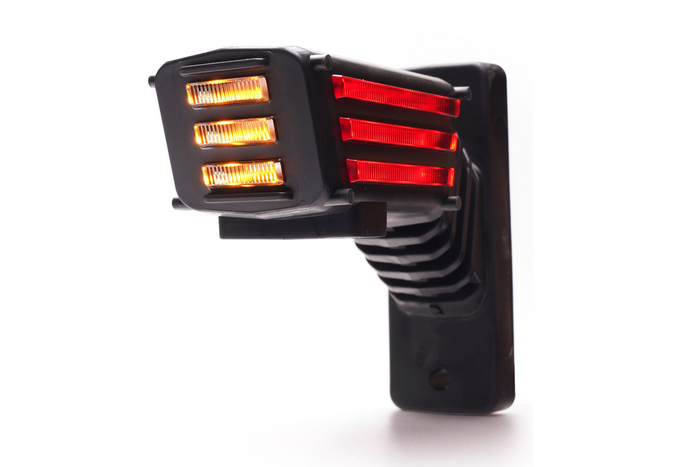 WAŚ 2550L W297.3.1 SPOT LED linker markeringslamp op een korte arm