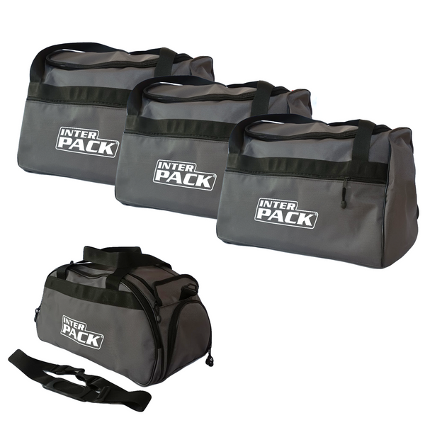 Tassen van Inter Pack voor dakkoffer - set van 4 (3+1) antraciet