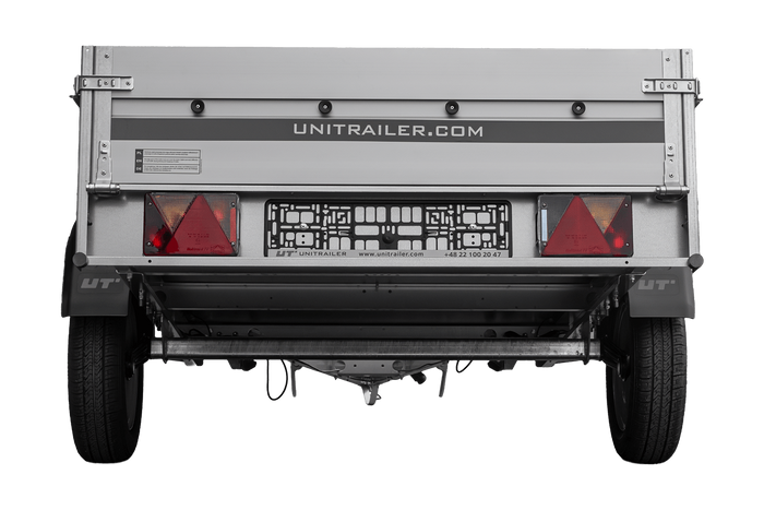 Aanhangwagen met aluminium zijwanden 264x125 Unitrailer Garden 264 KIPP ALU