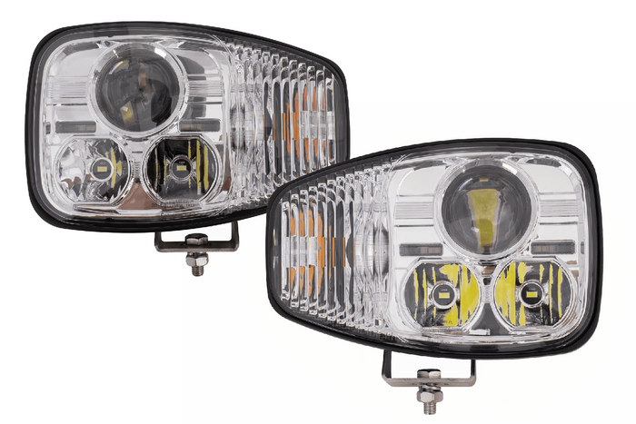 TT Technology TT.16610-L+TT.16610-P LED-koplampen met 3 functies, 21 LED's, 4450 lumen links en rechts, geschikt voor JCB/Cat/Manitou/Volvo/Terex