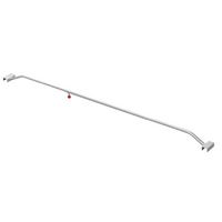 Platte dekzeilbeugel voor ProPlus-aanhanger 340918, verstelbaar van 132 tot 204 cm.