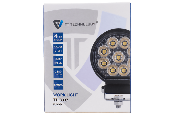LED-werklamp reflector TT TECHNOLOGY TT.13337 36xLED 2880lm rond