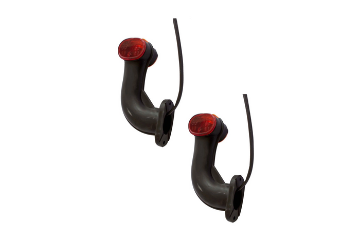 ASPÖCK SUPERPOINT II markeringslichten links + rechts op een rubberen arm